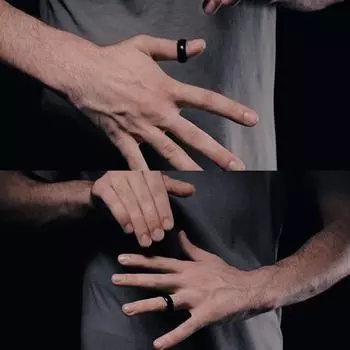 2 шт. волшебное кольцо для прыжков, кольцо для волшебников, передача, прыжки с пальца на палец, фокусы, уличный магический реквизит, игрушки для вечеринок One size