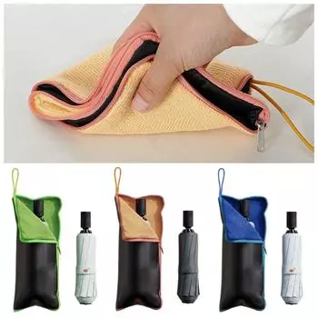 2 шт. впитывает воду зонты чехол для переноски портативный складной зонт сумка для хранения зонта чехол для путешествий