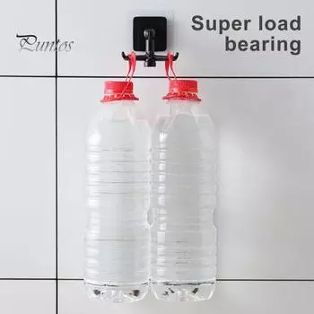 2 шт. вращающийся на 360 градусов держатель для кухонных принадлежностей самоклеящиеся крючки прочные несущие легкие в установке кухонные крючки белый