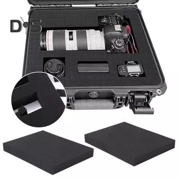 2 шт. вставка из пенопласта Pick Apart, высокоплотный лист пенопласта Pick And Pluck, предварительно кубические чехлы для инструментов, игровая коробка, камера, ящик, пенопластовая подкладка, доска 40cm