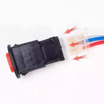 2 шт. выключатель аварийной сигнализации для мотоцикла, двойной мигающий предупреждающий мигающий сигнал, провода аварийного сигнала для электроскутера, электромобиля