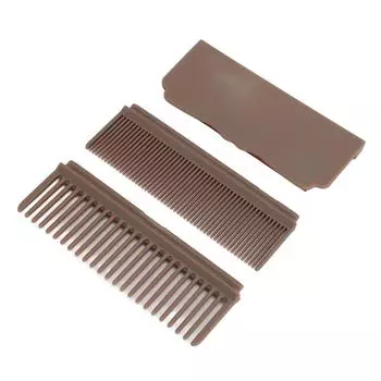 2 шт. выпрямитель для волос расческа из углеродного волокна портативная расческа для укладки волос для домашнего салона общежития кофе хаки