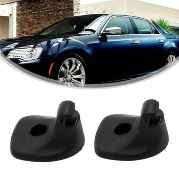 2 шт. высококачественный черный пластиковый солнцезащитный козырек с зажимом 2011-2015 для Chrysler 200 Dodge Avenger профессиональные автомобильные аксессуары чёрный