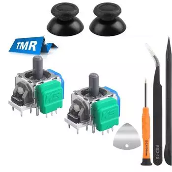 2 шт. высокоточный электромагнитный джойстик TMR для замены контроллера PS5/PS4/Xbox/Switch Pro for PS4