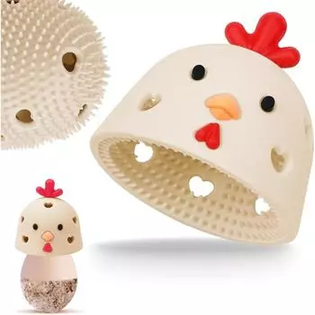 2 шт. Яйцемоечная машина для чистки яиц, щетка для чистки яиц, силиконовая щетка для мытья яиц, инструмент для сбора яиц во дворе коричневый/бежевый