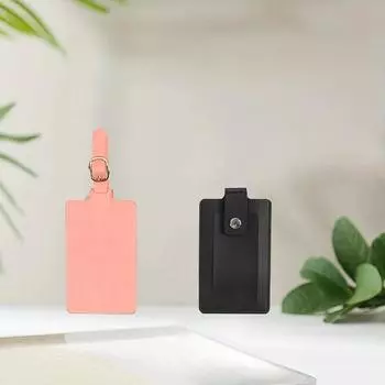 2 шт. Яркие цвета PU кожа багажная бирка посадочный талон багажная бирка антипотеря идентификационная карта