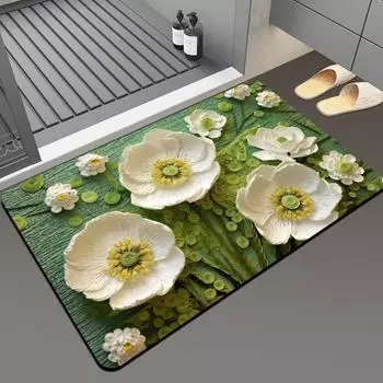 2 шт. Yugui Dog Diatom Mud впитывающий коврик для ванной комнаты нескользящая подушка для туалетной двери впитывающий коврик для пола 40x60cm