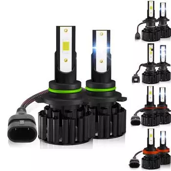 2 шт. Z3 светодиодные лампы для фар 12 В 6000LM супер яркие светодиодные фары комплект для переоборудования 6000K холодный белый IP68 водонепроницаемый 9005