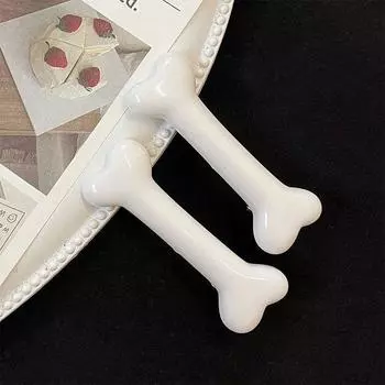 2 шт. Забавные косточки для волос, края заколок, милые головные уборы-заколки, креативные и простые заколки для головных уборов