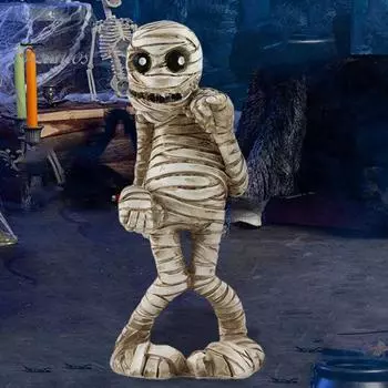 2 шт. забавные статуэтки скелетов смоляные мумии настольные фигурки упырей уникальные украшения на Хэллоуин для дома с привидениями C