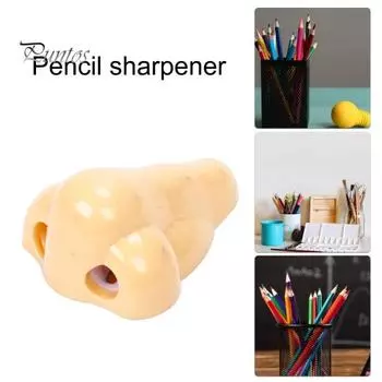 2 шт. забавные точилки для карандашей в носу, реалистичные компактные размеры, портативная новинка, точилка для ручек, школьные канцелярские принадлежности, подарок 2pcs