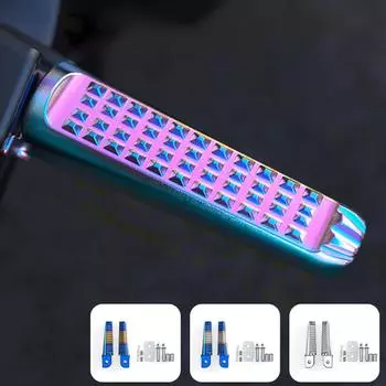 2 шт. задние подножки для мотоцикла, подножки, задние алюминиевые педали для Honda 150 CB190R, аксессуары серебряный