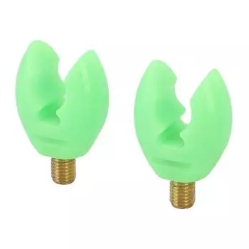 2 шт. Задняя подставка для удилища с резьбой M38, силиконовая, высокопрочная, простая в установке, для держателя удилища