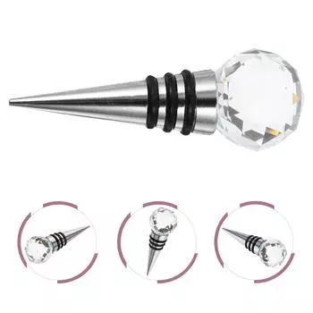 2 шт. заглушка для герметизации вакуумного упаковщика кристалл конический герметичный креативный сплав