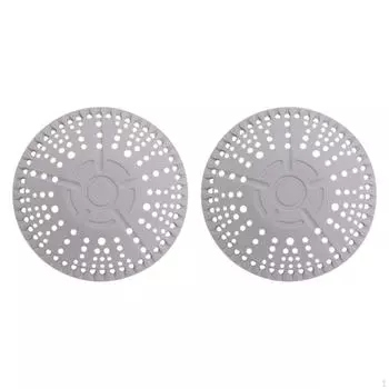 2 шт. заглушки для сливных крышек, простой в установке портативный улавливатель, силиконовый улавливатель для серый