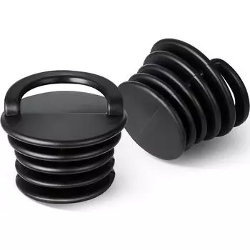 2 шт. заглушки для сливных отверстий для каяка, каноэ, лодки, заглушки для байдарки, каноэ, лодки, черные 2pcs