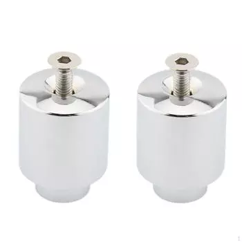 2 шт. заглушки на руль мотоцикла CBR 954rr Gold Winggl1800 серебряный