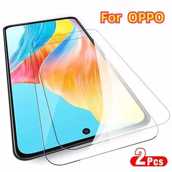 2 шт. закаленное стекло чехол для Oppo A98 5G защитные пленки для Oppo a9 защитная пленка крышка for Oppo A74 5G чистый