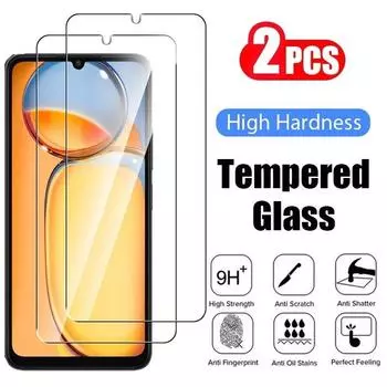 2 шт. закаленное стекло для Xiaomi Redmi 13C защитная прозрачная защитная пленка для экрана Redmi 13C 13 C стекло Xiaomi Mi 9 SE чистый