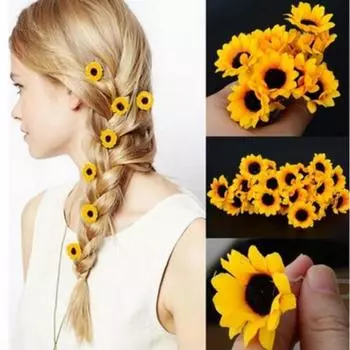 2 шт., заколка для волос в стиле бохо с цветком ромашки, заколка для волос, аксессуары для заколки для волос 1
