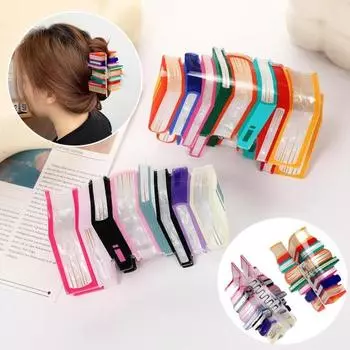 2 шт. Заколки для волос в виде книги, женские забавные аксессуары для волос, возвращающиеся в школу жёлтый