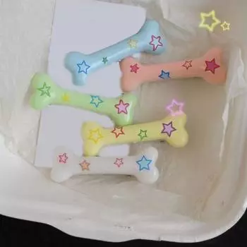 2 шт. заколки для волос, заколки для волос с костяным принтом, противоскользящие, гладкие, антикоррозийные, украшение для фиксации волос, зажим для челки, боковой зажим, аксессуар для волос розовый