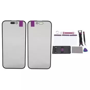 2 шт. замена переднего внешнего экрана для телефона IOS 14 Pro передний внешний объектив стеклянный экран с OCA Adhe