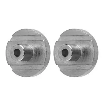 2 шт. Замок для гитарного ремня Плоская круглая головка Металлическая кнопка Фиксатор Стреплок Аксессуар для баса Золото серебряный