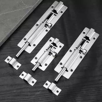 2 шт. замок для раздвижной двери, простой в установке, товары для дома, оконная защелка из нержавеющей стали, прочная защита от кражи S