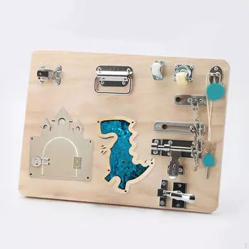 2 шт., занятая доска, аксессуары для самостоятельного изготовления, динозавр с блестками, обучающая игрушка для дошкольников dinosaur blue