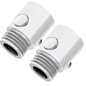 2 шт. Запорные клапаны для душа Кнопочные клапаны регулировки потока для душа G1/2 Универсальные клапаны регулировки потока воды Долговечные 2