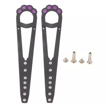 2 шт., защелка для кошачьей двери, регулируемая, держатель для кошачьей двери, защелка, стопор для кошачьей двери, не пускает собак, черный чёрный