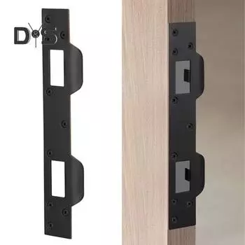 2 шт. защелка из нержавеющей стали с двойными отверстиями, защелка, усилительная пластина, простая установка, защелка безопасности для дверного засова, фиксация дверной рамы 2pcs