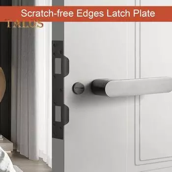 2 шт. защелка из нержавеющей стали с двойными отверстиями, защелка, усилительная пластина, простая установка, защелка безопасности для дверного засова, фиксация дверной рамы 2pcs