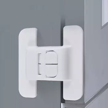 2 шт., защита для детей, замок для холодильника, домашняя мебель, защитные замки для дверей шкафа, защита от открытия диспенсера для воды, пряжка для шкафчика