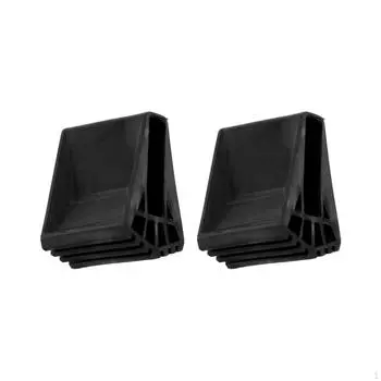 2 шт.: защита для ножек лестницы, чехол, универсальные нескользящие телескопические ножки, ступенька чёрный