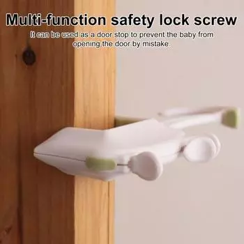 2 шт. Защита от защемления дверного замка, защита от детей, защита от защемления пальцев для ручек, ручек белый