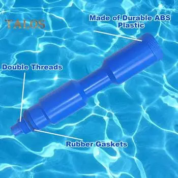 2 шт. Защита скиммера для бассейна Простая установка Зимняя заглушка для резьбовых скиммеров Защита скиммера от замерзания для надземного бассейна 16inch