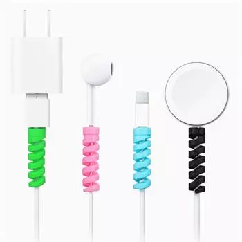 2 шт. Защитная крышка для Apple iPhone 8 X Lightning USB-кабель для зарядного устройства, шнур