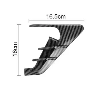 2 шт. Защитная крышка спойлера для Tesla Model Y 2019-2025 / Model 3 2025 2025 Аксессуары для модификации боковой панели крыла автомобиля матовый черный