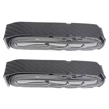 2 шт. защитная лента для ракетки, устойчивая к царапинам, полиуретановая, зубчатая, спортивная, защитная для ракетки Ac