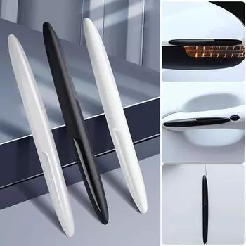 2 шт. защитная накладка на зеркало заднего вида двери автомобиля, защитная накладка на край бампера, защитная полоса на молдинге, защитная полоса от царапин чёрный