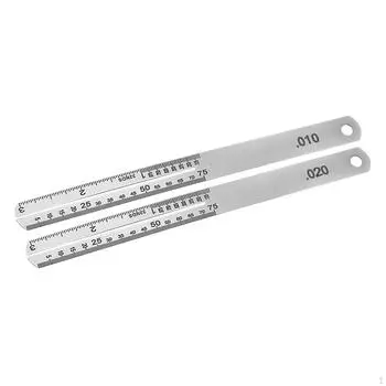 2 шт. Защитная планка для гитарного грифа, аксессуары для выравнивания грифа, защита грифа для инструмента 132mmx18mmx0.3mm