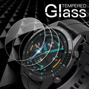 2 шт. защитная пленка для экрана для Huawei Watch GT 2 3 GT2 GT3 Pro Runner 43 мм 46 мм закаленное стекло аксессуары для умных часов Watch GT 46MM