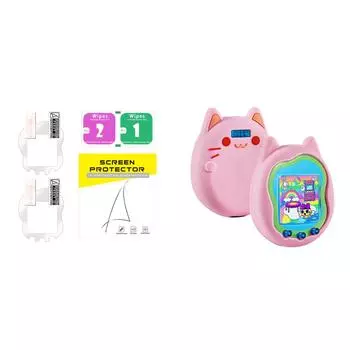 2 шт. Защитная пленка для экрана от царапин для тамагочи универа (Твердая пленка цвета слоновой кости HD PET h