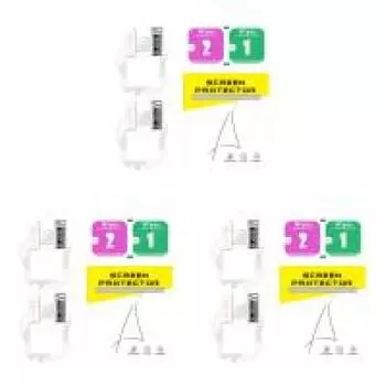 2 шт. Защитная пленка для экрана от царапин для тамагочи универа (Жесткая пленка цвета слоновой кости HD PET