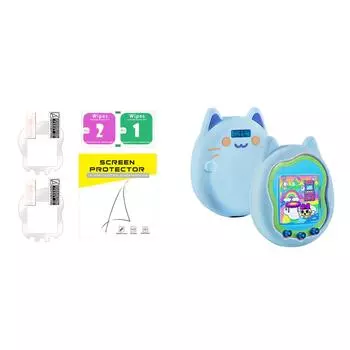 2 шт. Защитная пленка для экрана от царапин для тамагочи универа (Твердая пленка цвета слоновой кости HD PET A