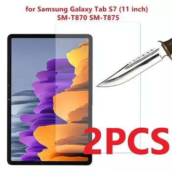 2 шт. Защитная пленка из закаленного стекла для Samsung Galaxy Tab S7 SM-T870 T875 T876B 11 дюймов 9H защитная пленка для планшета T870
