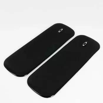 2 шт., защитная полоса для автомобильного бампера, авто полоса для предотвращения столкновений, угловая защита бампера, защита от натирания автомобиля, наклейка чёрный