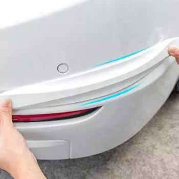 2 шт. Защитная полоска для бампера автомобиля, защитная полоска для углов, защита от царапин чёрный
